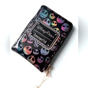 Disney Parks x Loungefly Jack Skellington NBC Card Holder Wallet NWT